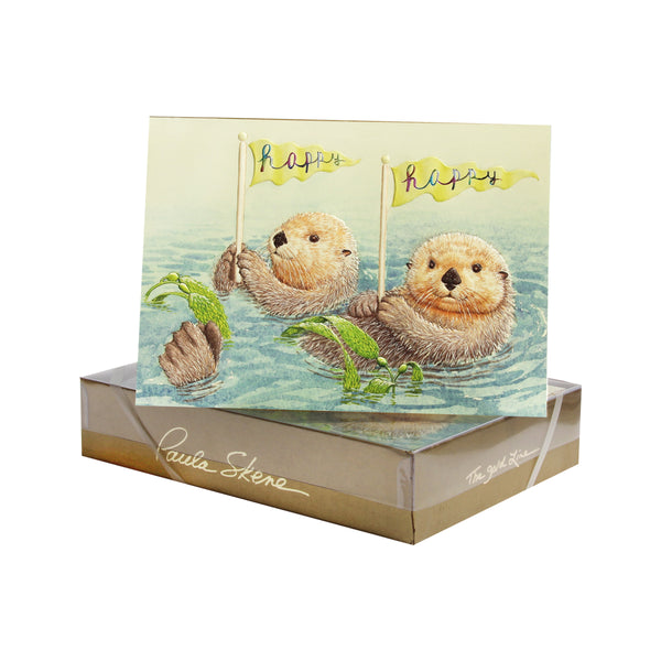 Happy Happy Otters - Birthday